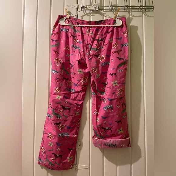 Vs. pink y2k (2008) Phi BETA PINK animal sleep pants-large EUC - Picture 6 of 9